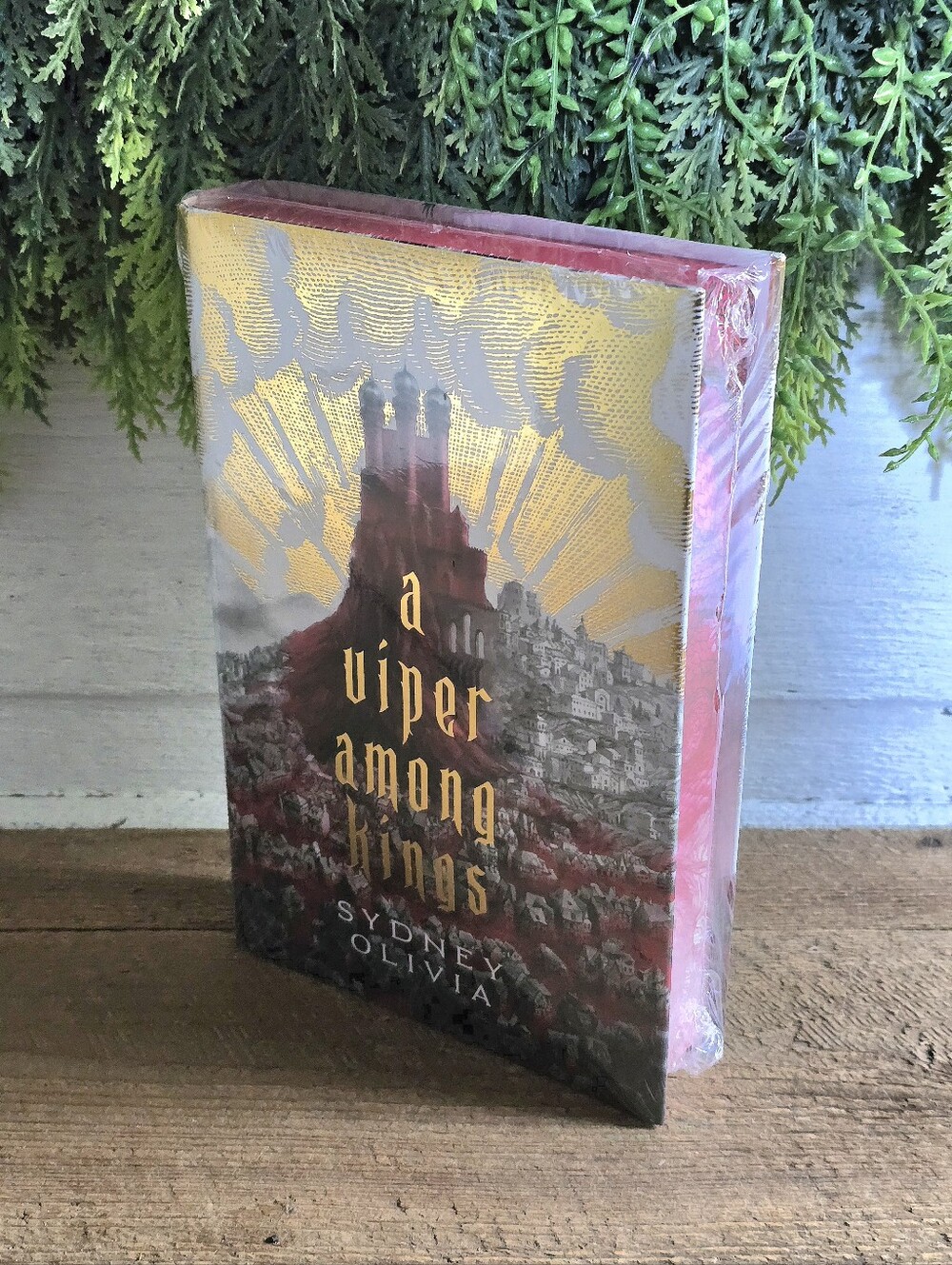New A Viper Among Kings by Sydney Olivia Illumicrate Hardover Sprayed Edge Ed.
